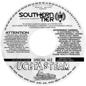Southern Tier Brewing Company Uceta Steam Special Ale