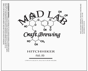 Mad Lab Craft Brewing Hitchhiker January 2013