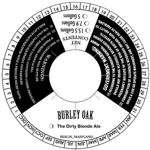 Burley Oak The Dirty Blonde Ale