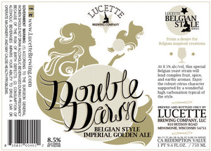 Lucette Brewing Company Double Down January 2013