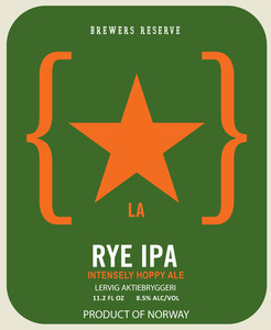 Lervig Aktierbryggeri Rye IPA