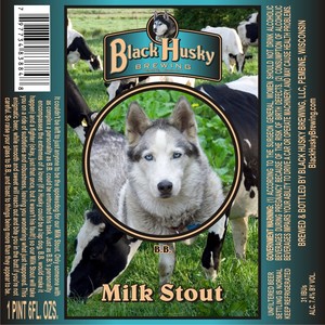 Black Husky Brewing Milk Stout January 2013