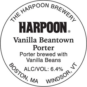 Harpoon Vanilla Beantown January 2013