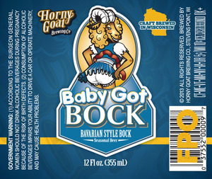 Horny Goat Brewing Co. Baby Got Bock