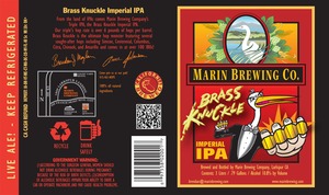 Marin Brewing Company Brass Knuckle