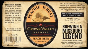 Crown Valley Brewing Peachie Wheat