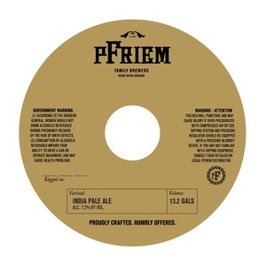 Pfriem India Pale
