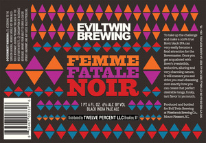 Evil Twin Brewing Femme Fatale Noir January 2013