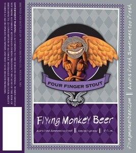Flying Monkey Beer Four Finger Stout