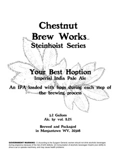 Chestnut Brew Works Your Best Hoption January 2013