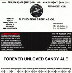 Flying Fish Brewing Co. Forever Unloved Sandy