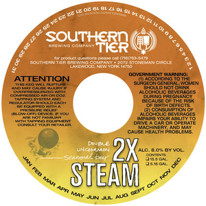 Southern Tier Brewing Company 2xsteam