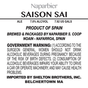 Naparbier Saison Sai