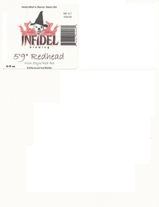 Infidel Brewing 5'9 Redhead January 2013