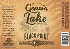 Black Point Oatmeal Stout January 2013