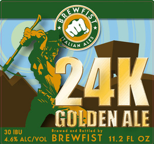 Brewfist 24k Golden Ale January 2013