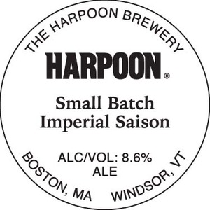 Harpoon Small Batch Imperial January 2013