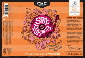 Cambridge Brewing Sgt. Pepper January 2013