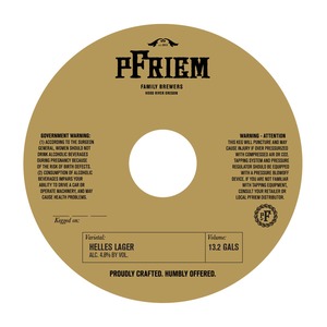 Pfriem Helles