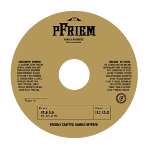 Pfriem Pale