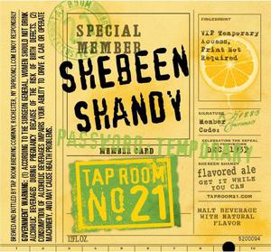 Tap Room No. 21 Shebeen Shandy January 2013