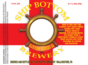 Ship Bottom Brewery Beach Patrol Hefeweizen