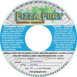 Pizza Port Port Truck Stout