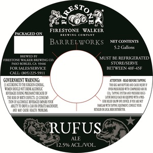 Firestone Walker Brewing Company Rufus