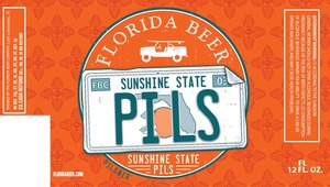 Floridda Beer Company Sunshine State Pils