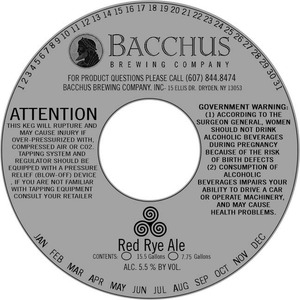 Bacchus Red Rye