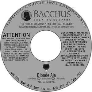 Bacchus Blonde January 2013