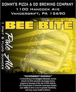 Bee Bite Pale Ale March 2013