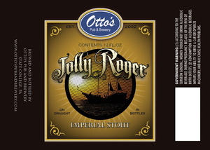 Otto's Pub And Brewery Jolly Roger Imperial Stout January 2013
