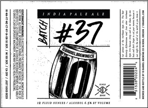 10 Barrel Brewing Co. Batch #37 January 2013