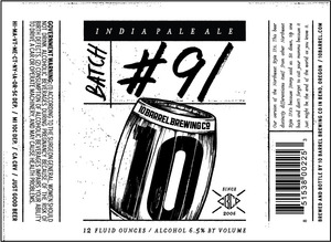 10 Barrel Brewing Co. Batch #91 January 2013
