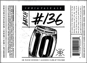 10 Barrel Brewing Co. Batch #136 January 2013