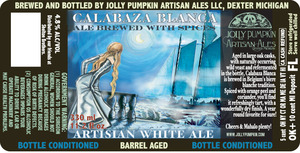 Jolly Pumpkin Artisan Ales Calbaza Blanca