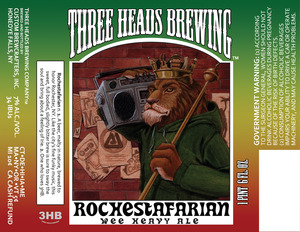 Three Heads Brewing Rochestafarian January 2013