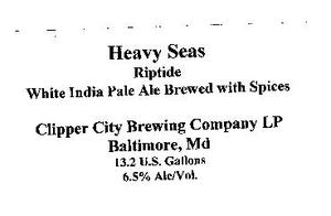 Heavy Seas Riptide February 2013