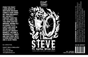 Right Brain Brewery Steve The Imperial Brown Ale February 2013