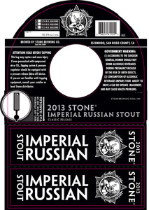 Stone Imperial Russian Stout January 2013