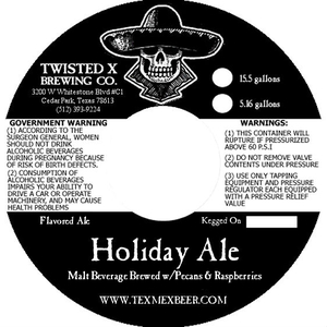Twisted X Brewing Company Holiday Ale