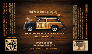 Lost Rhino Brewing Company Woody Barrel-aged Stout February 2013