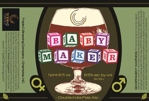 Triple C Brewing Co Baby Maker Double IPA February 2013