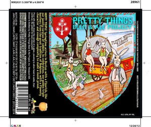 Pretty Things Beer & Ale Project, Inc Fluffy White Rabbits