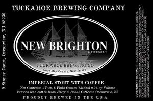 Tuckahoe Brewing Company New Brighton Coffee Stout February 2013