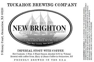 Tuckahoe Brewing Company New Brighton Coffee Stout February 2013