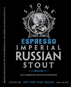 Stone Imperial Russian Stout February 2013
