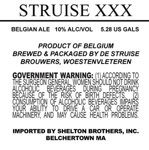 De Struise Brouwers Struise Xxx February 2013