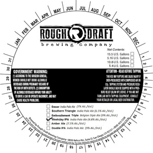 Rough Draft Brewing Company Weekday IPA